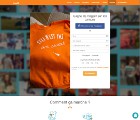 Capture d'écran de la page "S'incrire".